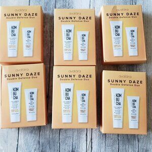 Set of 6 Travel Size Avatara Kombucha The Simple Shield & The Wake Up Call